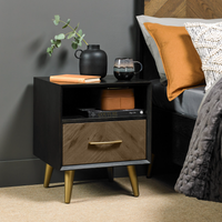 Sienna Bedroom Collection - Fumed Oak and Peppercorn