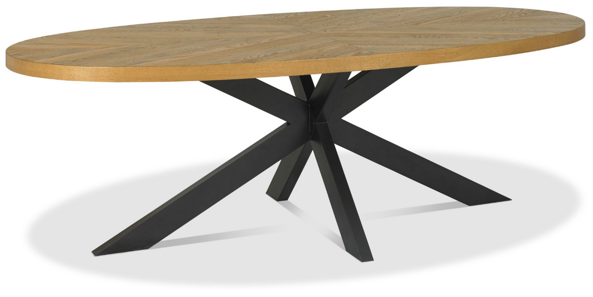 Ellipse Dining Collection - Rustic Oak