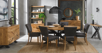 Ellipse Living Collection - Rustic Oak