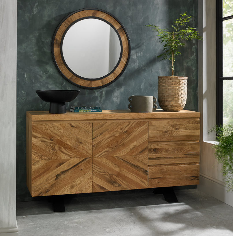 Ellipse Living Collection - Rustic Oak