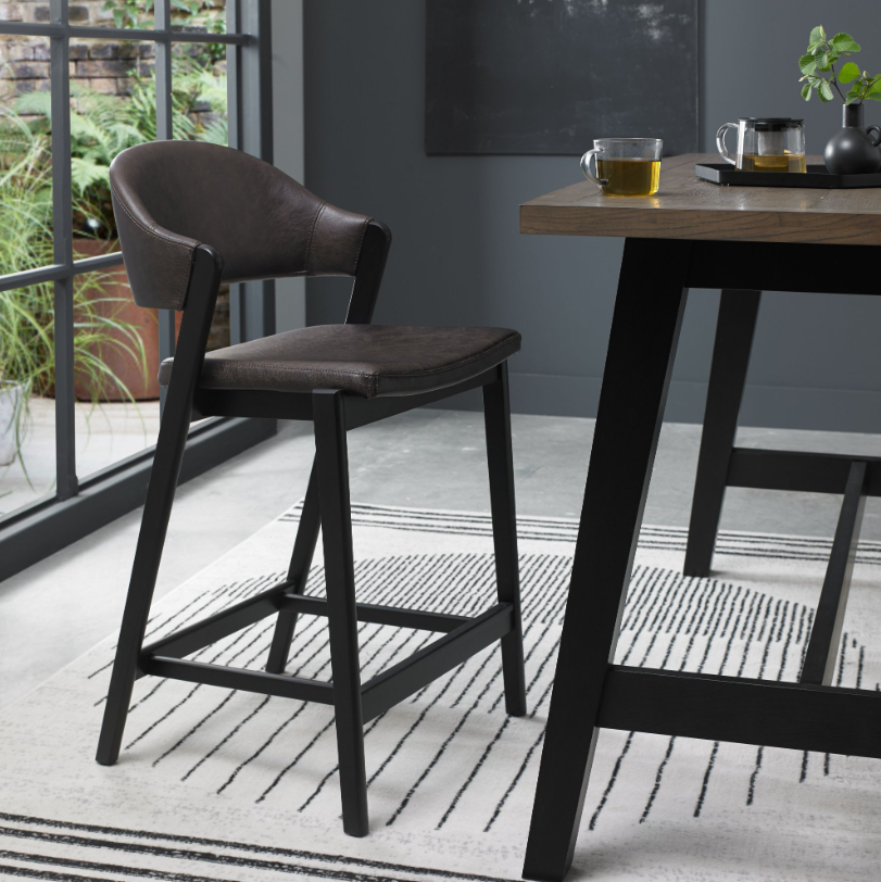 Camden Dining Collection - Weathered Oak and Peppercorn