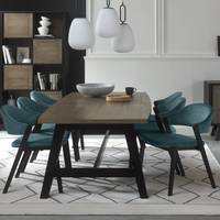 Camden Dining Collection - Weathered Oak and Peppercorn