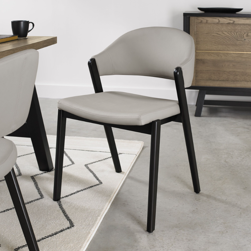 Camden Dining Collection - Weathered Oak and Peppercorn