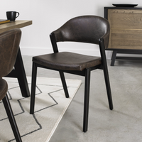Camden Dining Collection - Weathered Oak and Peppercorn