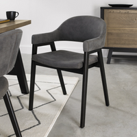 Camden Dining Collection - Weathered Oak and Peppercorn