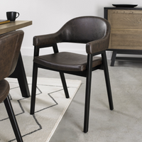 Camden Dining Collection - Weathered Oak and Peppercorn
