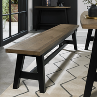 Camden Dining Collection - Weathered Oak and Peppercorn