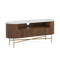 Yale Living Collection - Marble/Walnut
