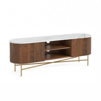 Yale Living Collection - Marble/Walnut