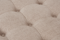 Abbott Button Storage Ottoman - Biscuit