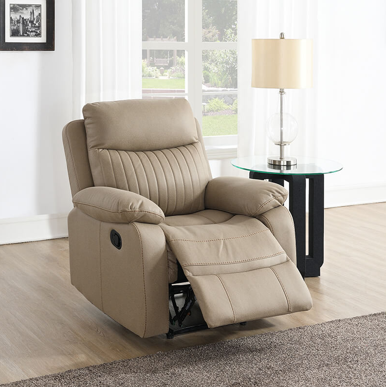 Barkley Manual Recliner Upholstery Collection - Brown