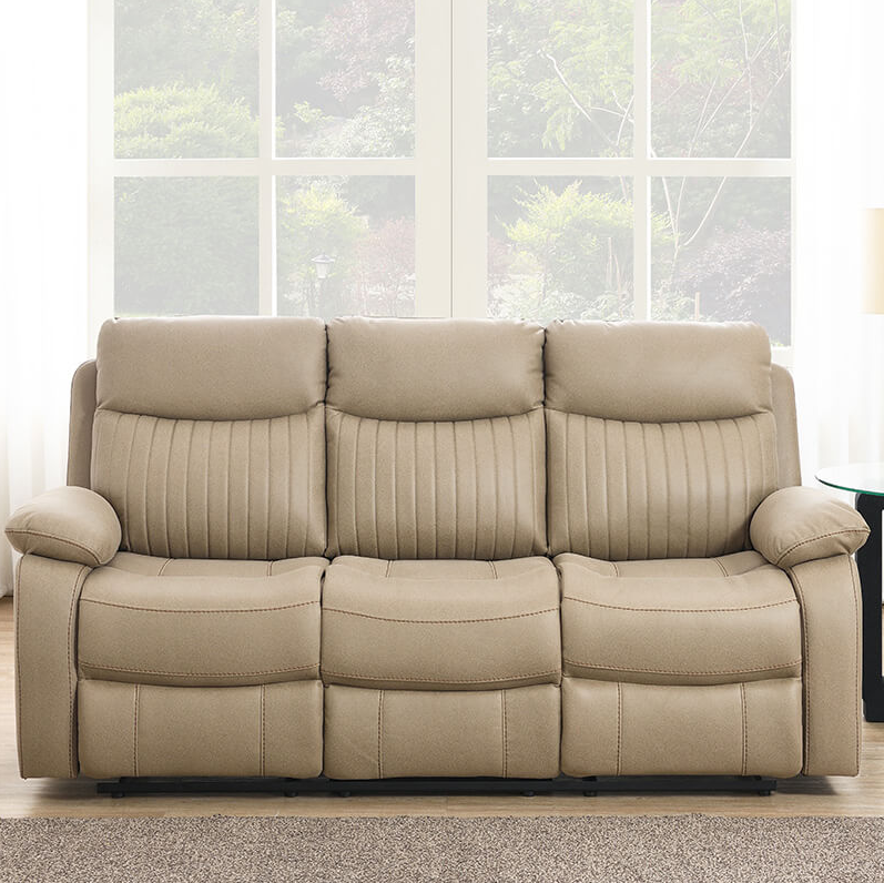 Barkley Manual Recliner Upholstery Collection - Brown
