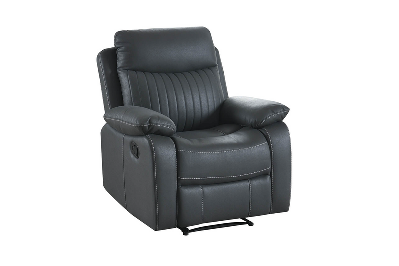 Barkley Manual Recliner Upholstery Collection - Dark Grey