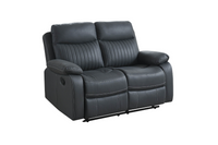 Barkley Manual Recliner Upholstery Collection - Dark Grey