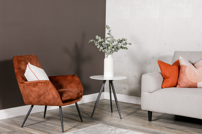 Flynn Accent Chair - Rust