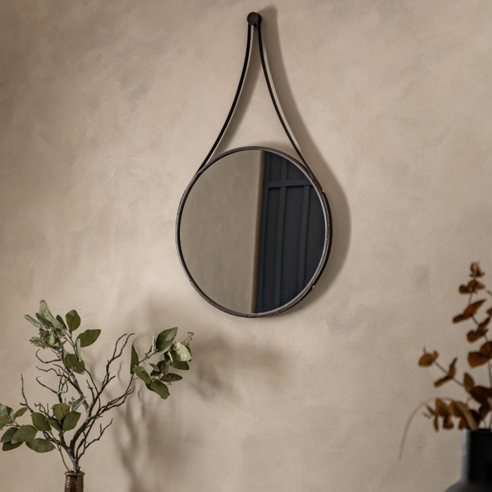 Broadway Large Round Mirror - IN STOCK