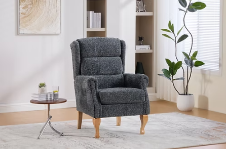 Nova Fireside Chair - Stormcloud Fabric