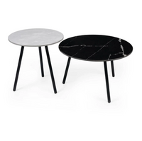 Casper Nest of Tables - Grey/Black