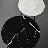 Casper Nest of Tables - Grey/Black