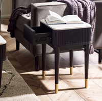 Louis Fluted Living Collection - Black