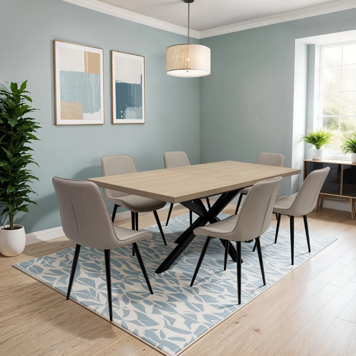Dalton Dining Tables - Light Oak Veneer