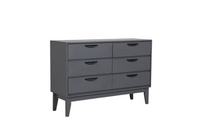 Luna Bedroom Collection - Dark Grey