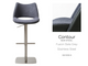 Contour Bar Stool (various colours)