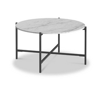 Marmaris Occasional Tables - Grey/White Marble