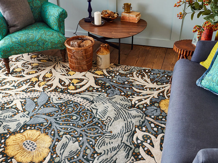 Morris & Co. Rugs - Seaweed Teal