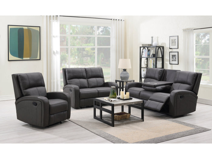 Silverton Manual Reclining Upholstery Collection - Grey