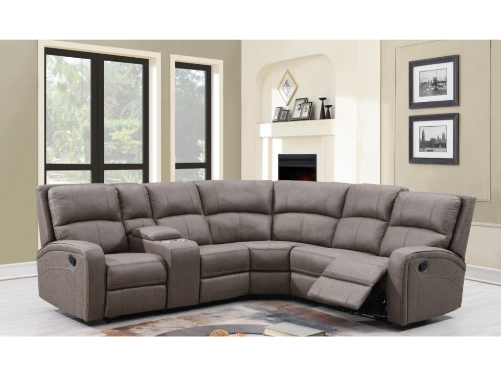 Silverton Manual Reclining Upholstery Collection - Taupe