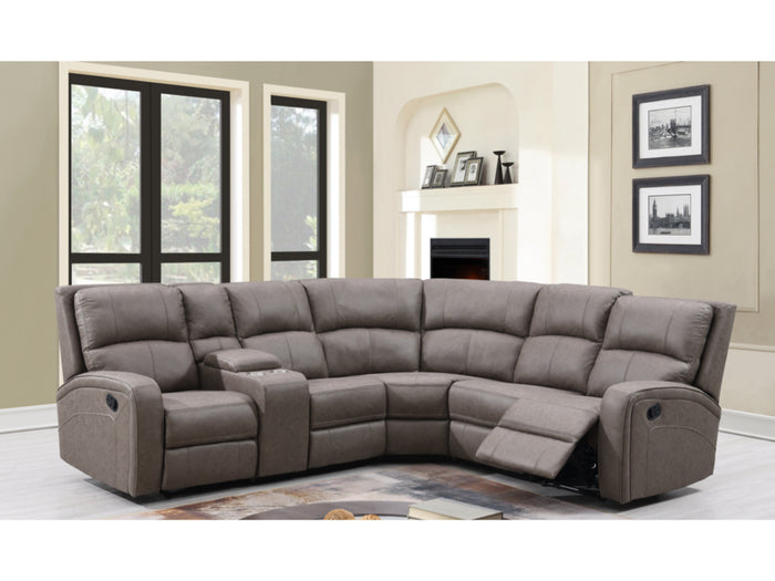 Silverton Manual Reclining Upholstery Collection - Taupe