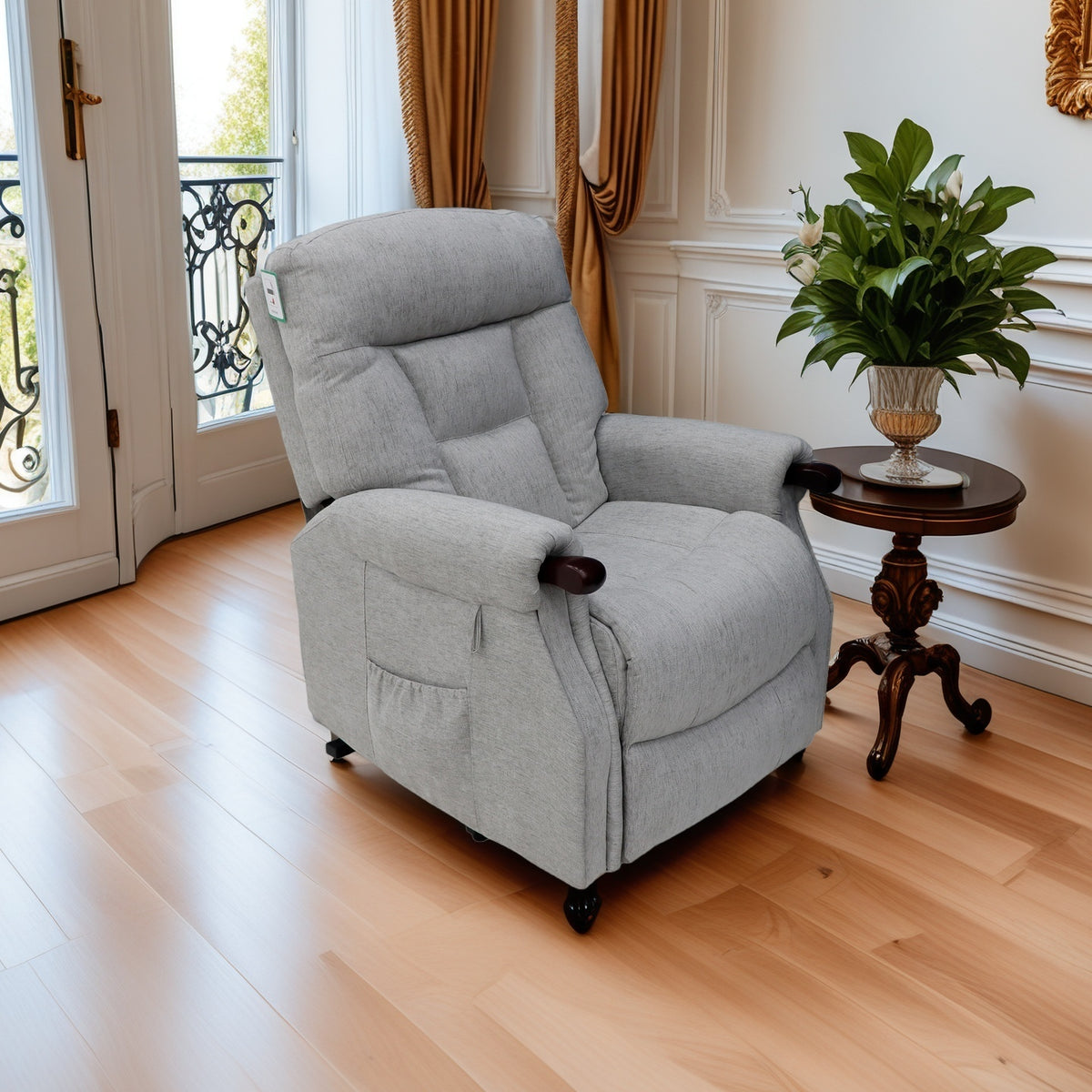 Astoria Dual Motor Lift and Tilt Chair - Silver
