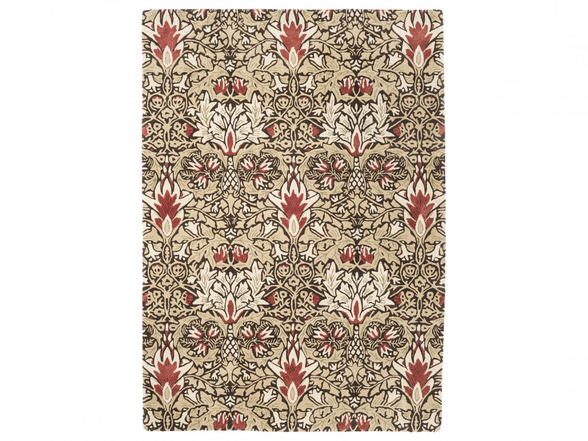 Morris & Co. Rugs - Snakeshead Chocolate Spice