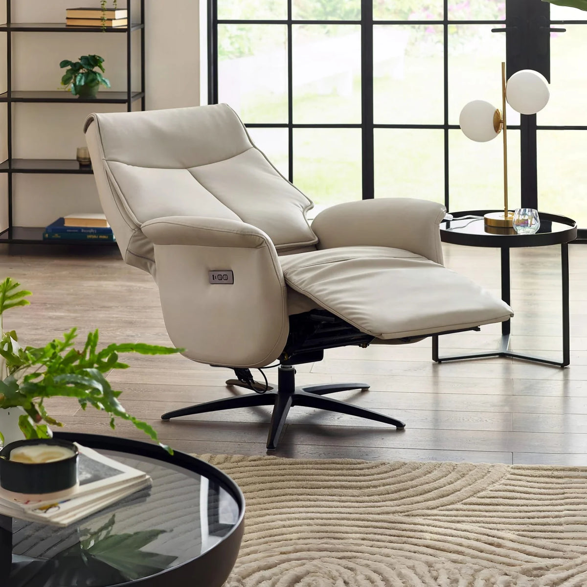 Sofia Dual Recliner - Grey