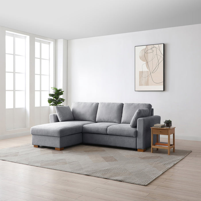 Sorrento Corner Sofa Bed - Grey