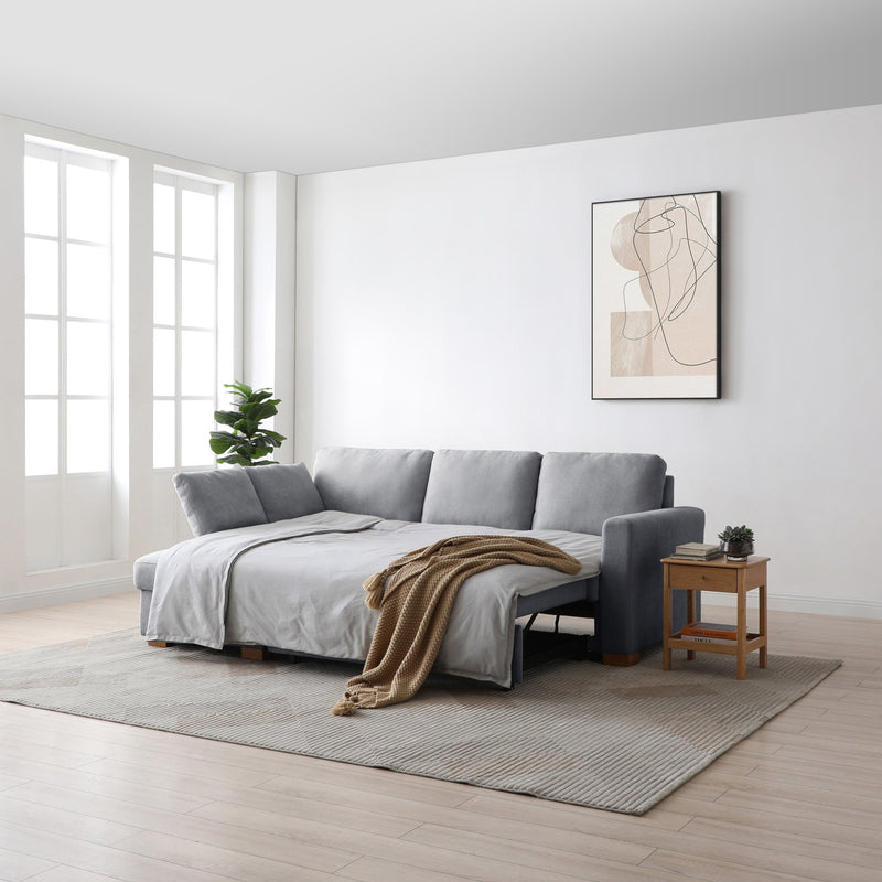 Sorrento Corner Sofa Bed - Grey