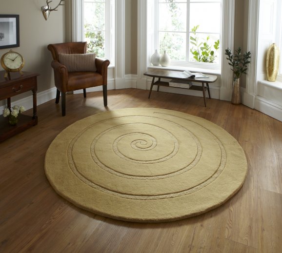 Spiral Circular Rug Collection