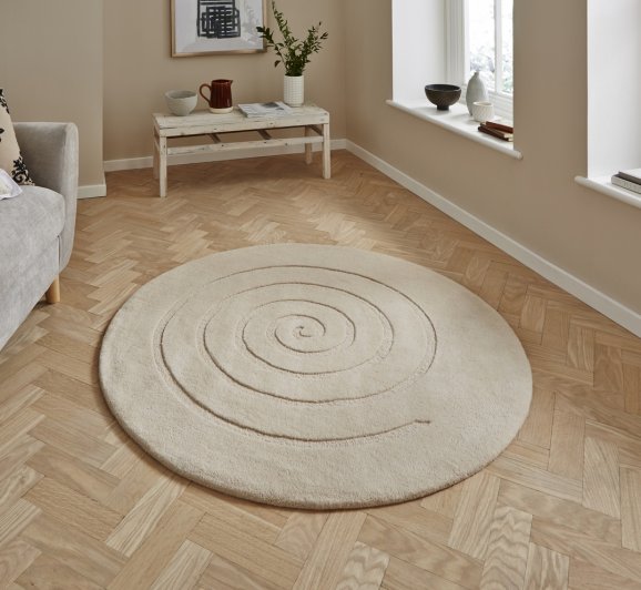 Spiral Circular Rug Collection