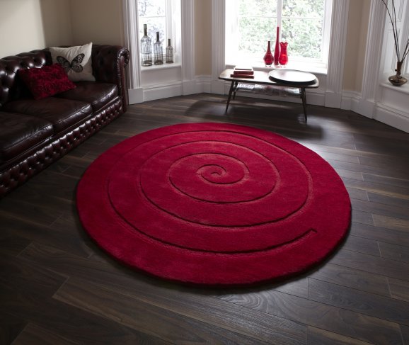 Spiral Circular Rug Collection