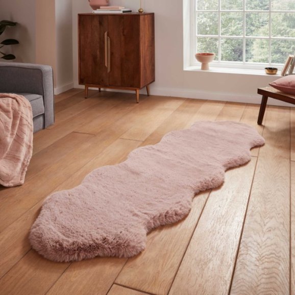 Super Teddy Faux Sheepskin Double Rug Collection