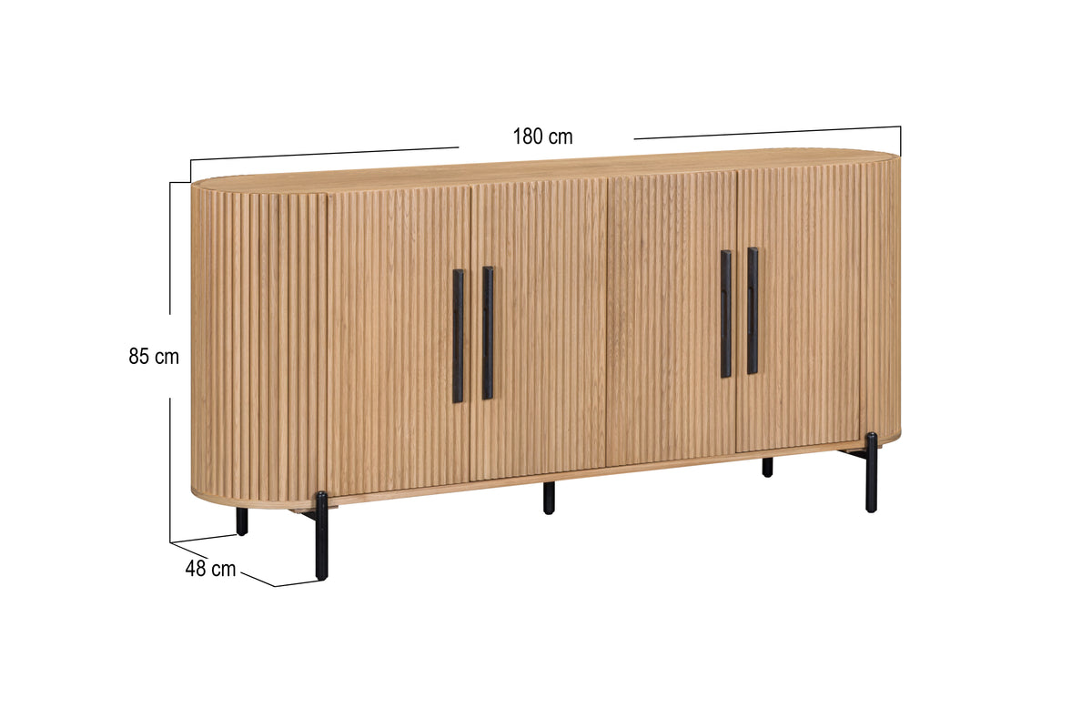 Stockholm 4 Door Sideboard