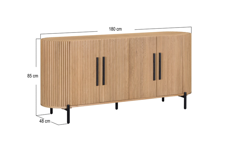 Stockholm 4 Door Sideboard
