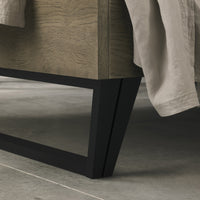 Tivoli Low Foot End Bedsteads - Weathered Oak