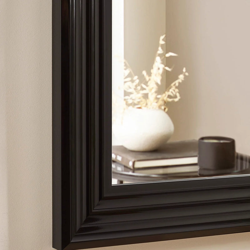 Tokyo Rectangular Mirror - Gloss Black
