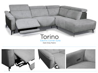 Torino Electric Corner Collection - Dark Grey Fusion