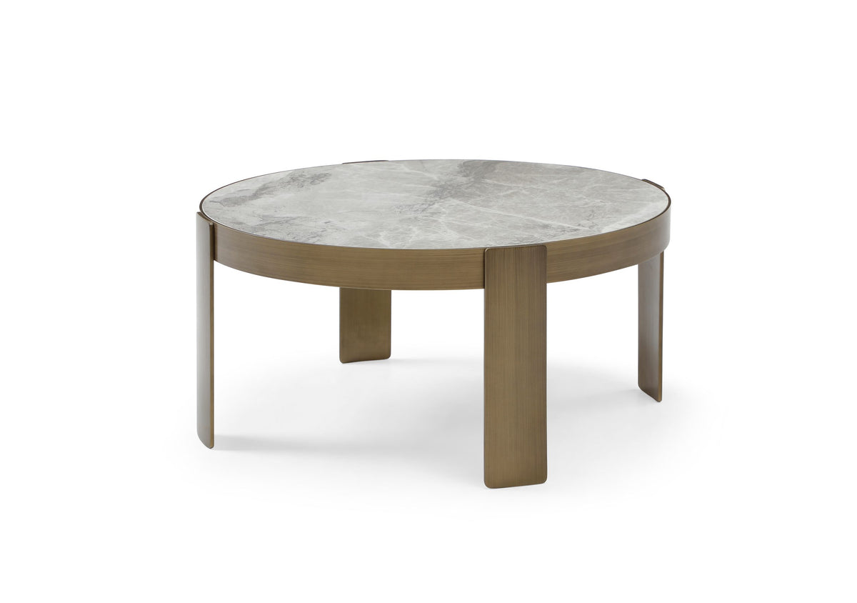 Urban Occasional Tables - Brushed Antique Copper and Ceramic