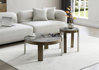 Urban Occasional Tables - Brushed Antique Copper and Ceramic
