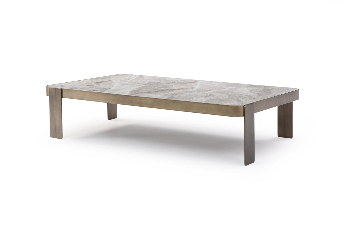 Urban Occasional Tables - Brushed Antique Copper and Ceramic