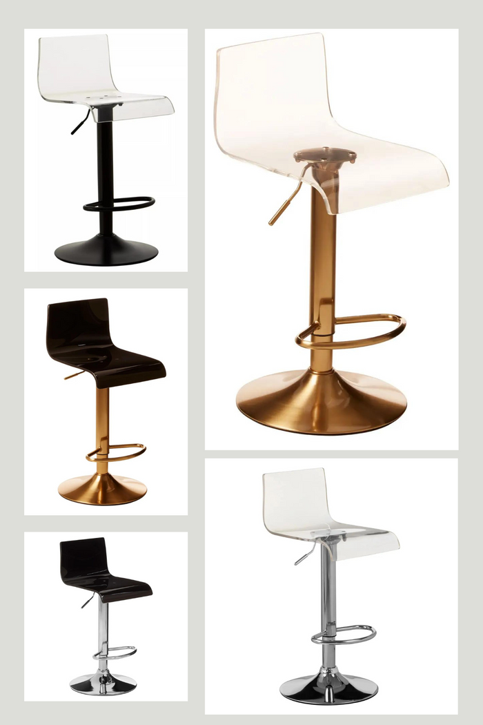 Baina Acrylic Bar Stools (Pair)